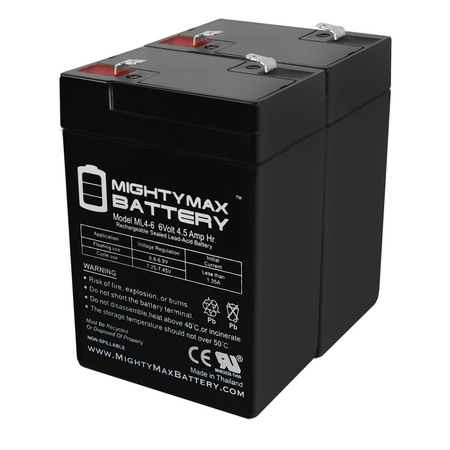 MIGHTY MAX BATTERY ML4-6MP21910666250